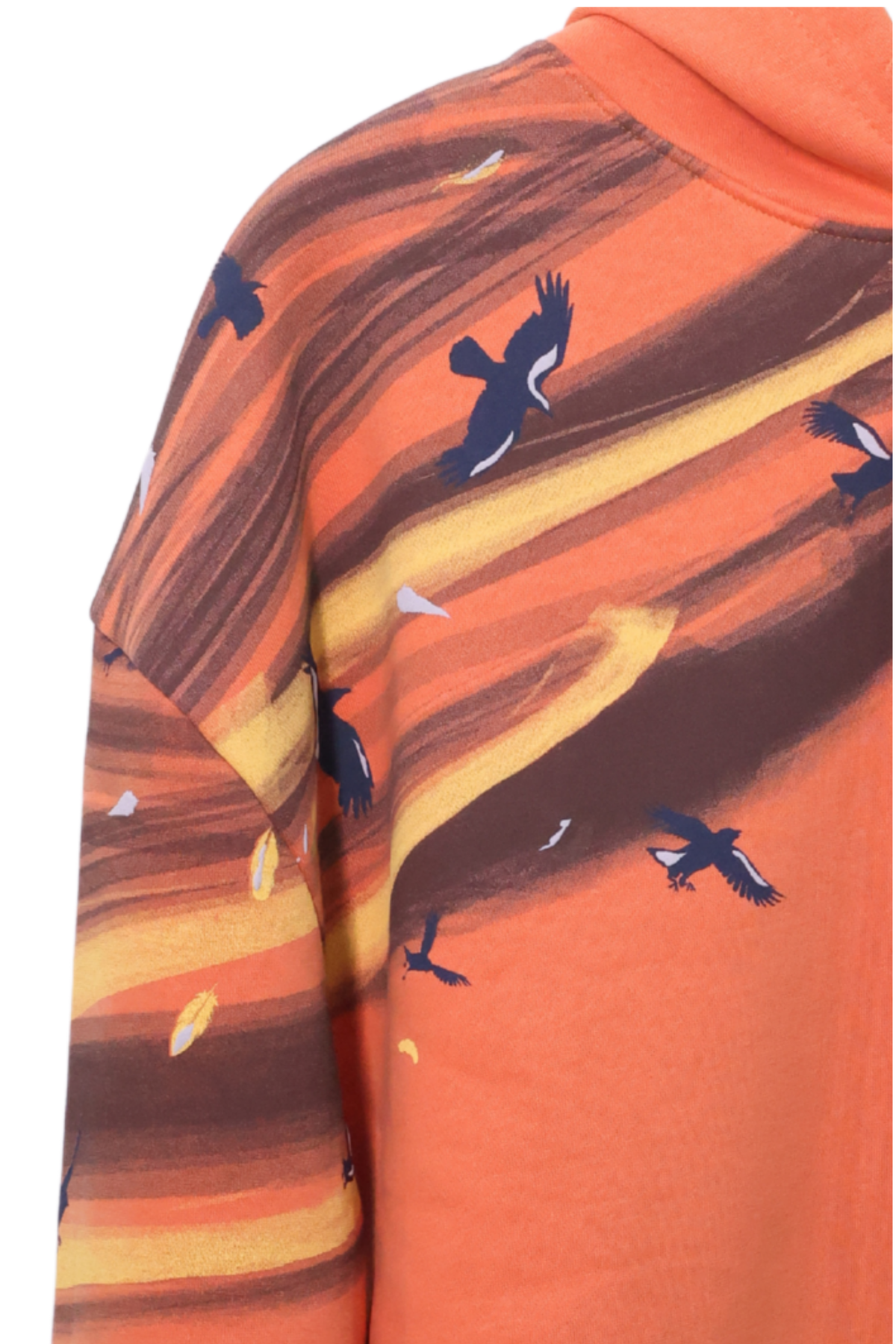 Saahas Handcrafted Hoodie Orange Melon - Women