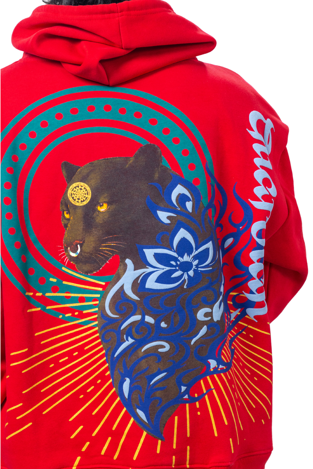 Veerya Handcrafted Hoodie Red-Men