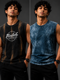 Pack Of 2 Vest ALBlack + OBlue - Men's Combo
