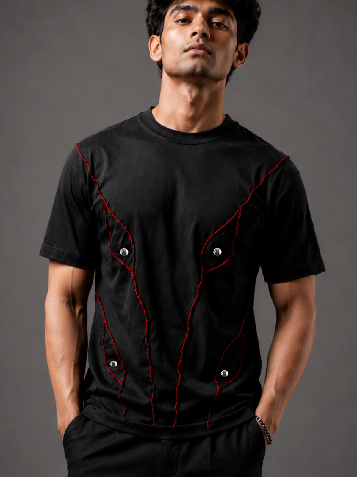 Phobia Oversized Tee Black - Men