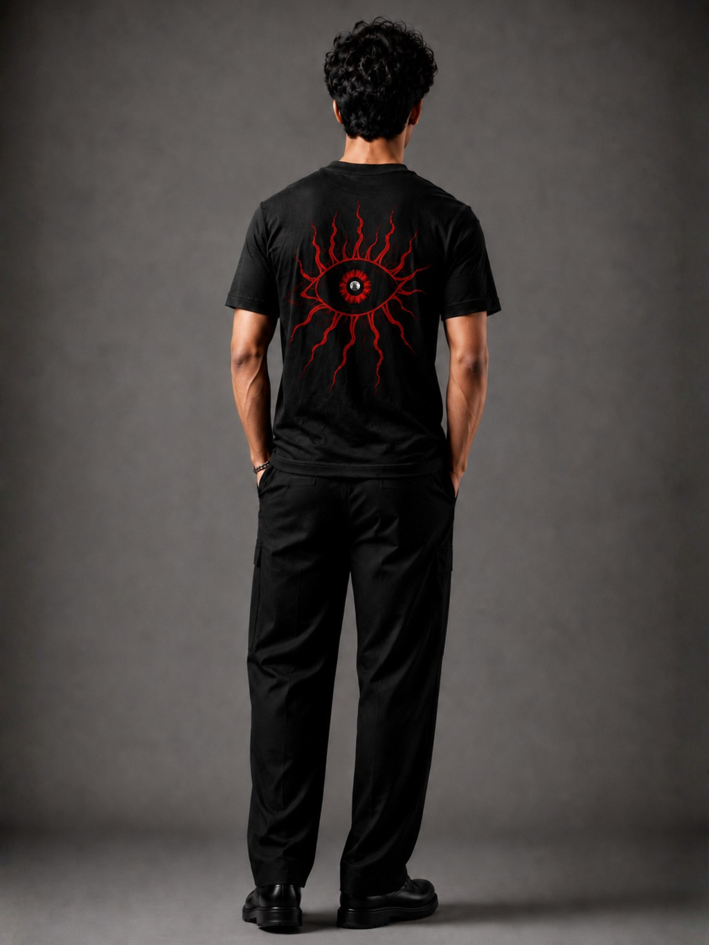 Phobia Oversized Tee Black - Men