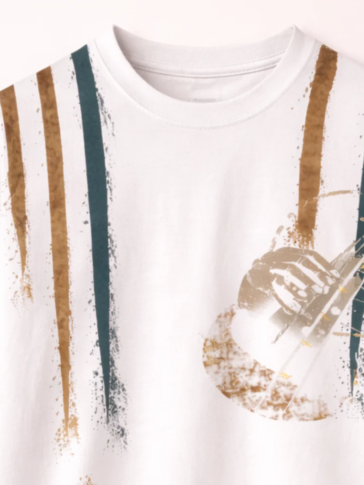 Strings Oversized White tee - Men