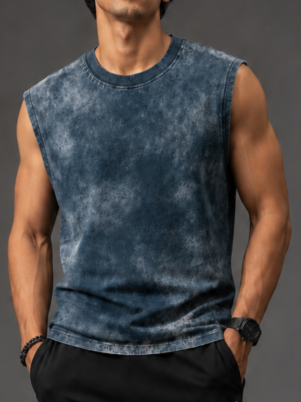 Pack Of 2 Vest ALBlack + OBlue - Men's Combo