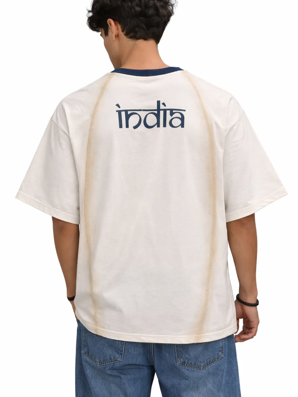 Oversized White Jersey-Men