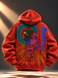 Veerya  Handcrafted Hoodie Rust-Women