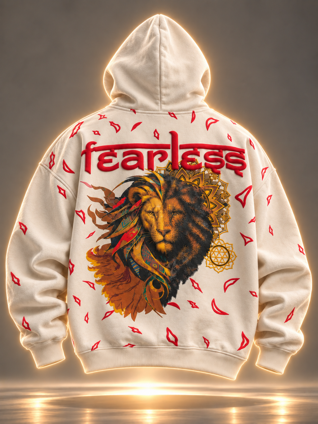 Tejas Handcrafted Hoodie White-Women
