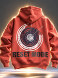 Reset 2027 Handcrafted Hoodie Rusty Red - Men