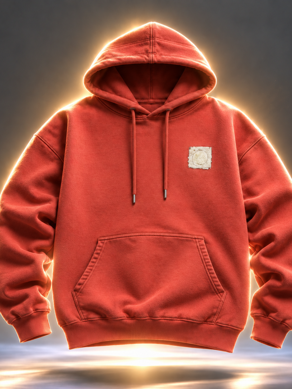 Reset 2027 Handcrafted Hoodie Rusty Red - Women