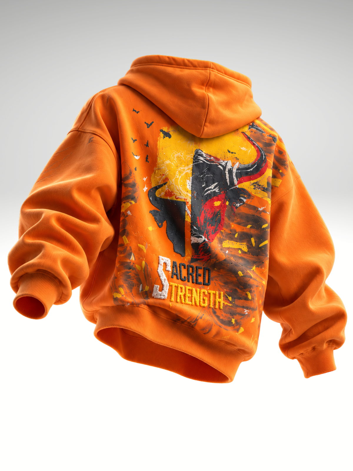 Saahas Handcrafted Hoodie Orange Melon - Women