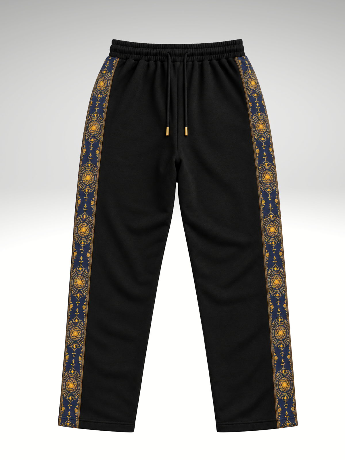 Cosmic Hoodie-Flared Stylised Black Coordset - Men