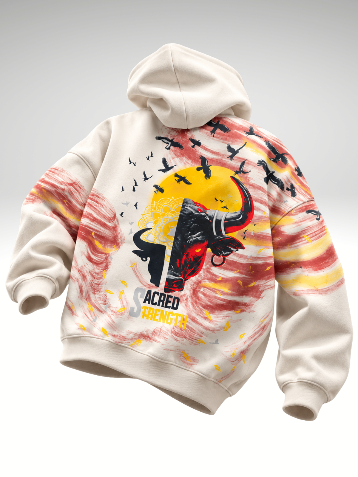 Saahas Handcrafted Hoodie White - Men