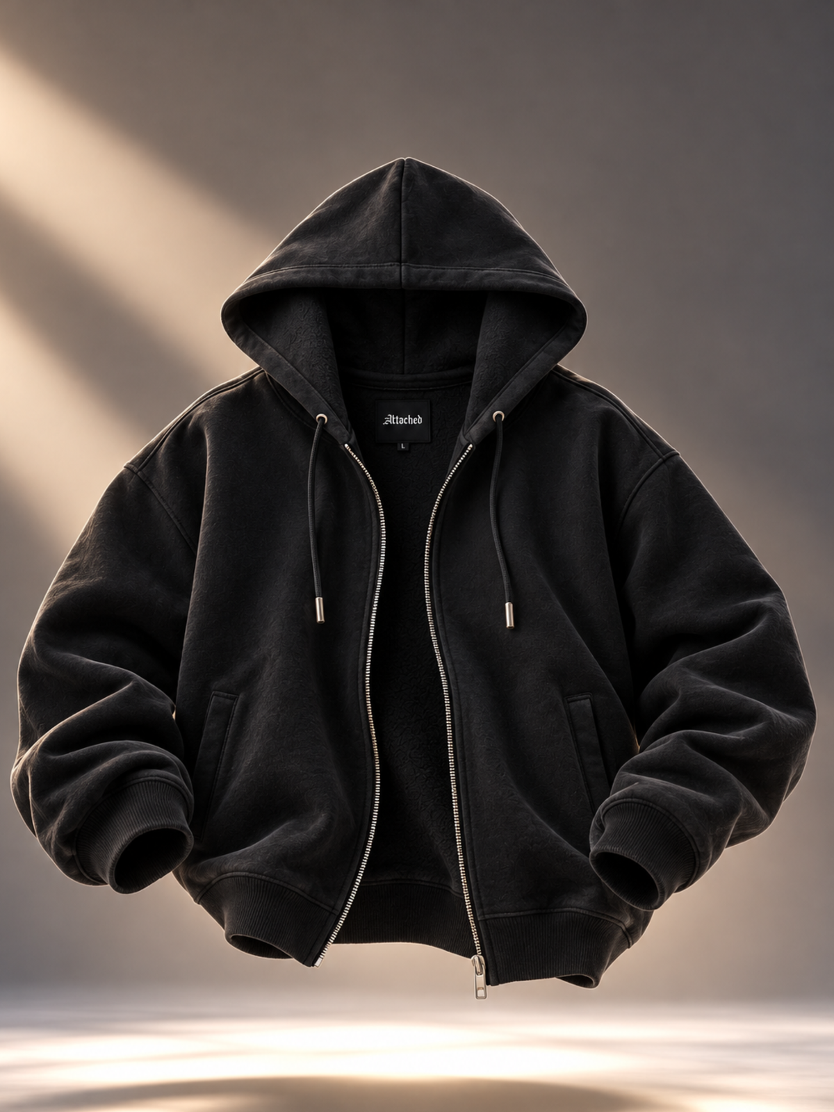 Safarnama Travel Uni BagPack Black hoodie - Men