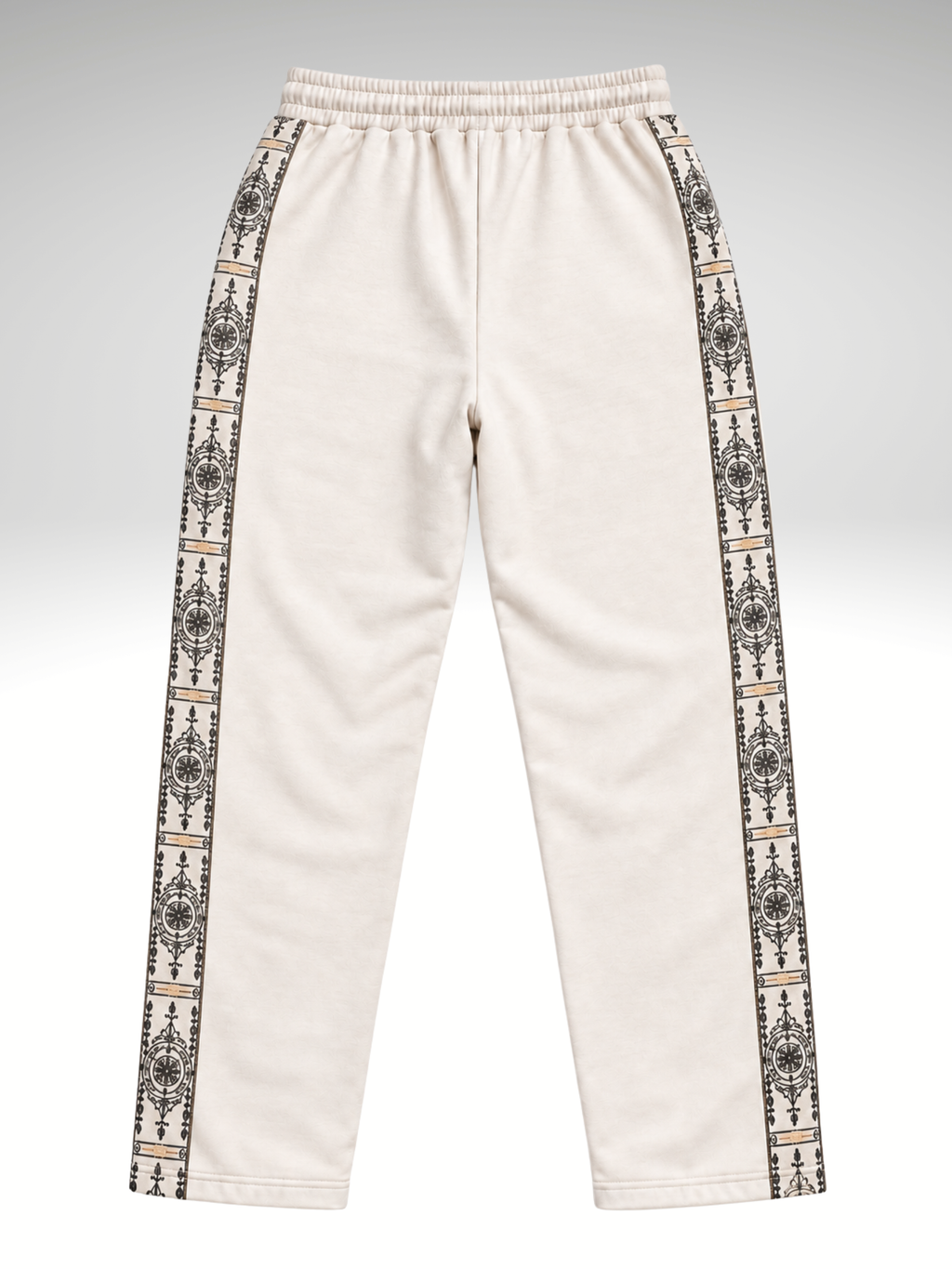 Cosmic Hoodie-Flared Stylised White Coordset - Men