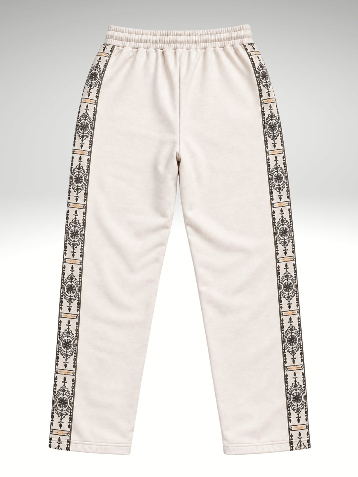 Cosmic Hoodie-Flared Stylised White Coordset - Men