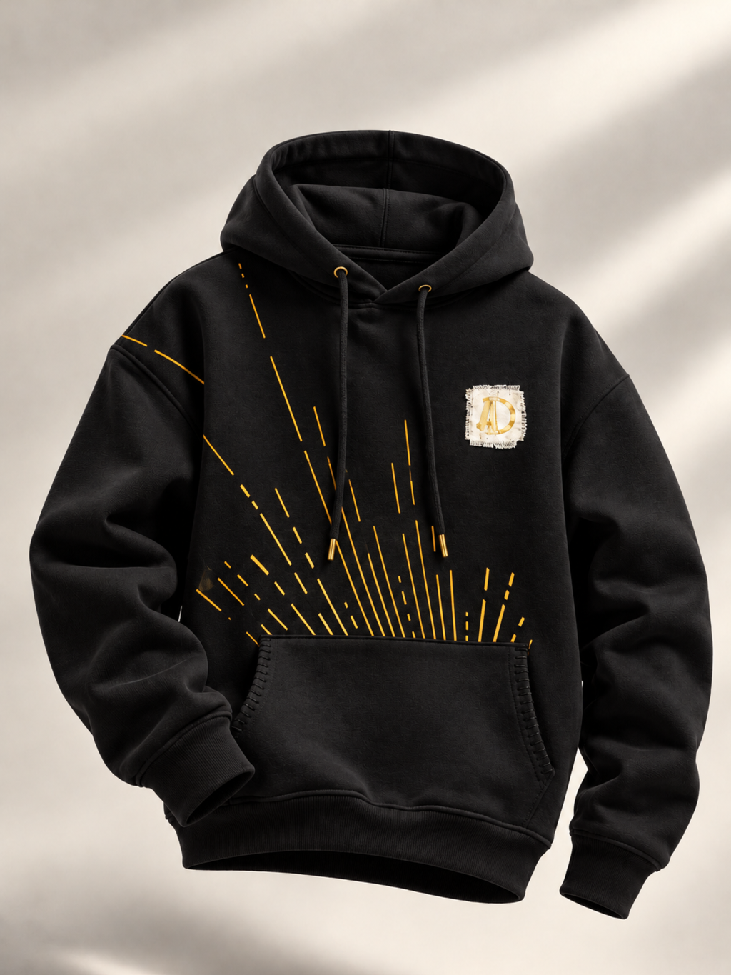 Veerya Handcrafted Hoodie Black-Women