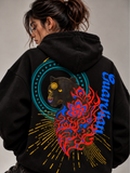 Veerya Handcrafted Hoodie Black-Women