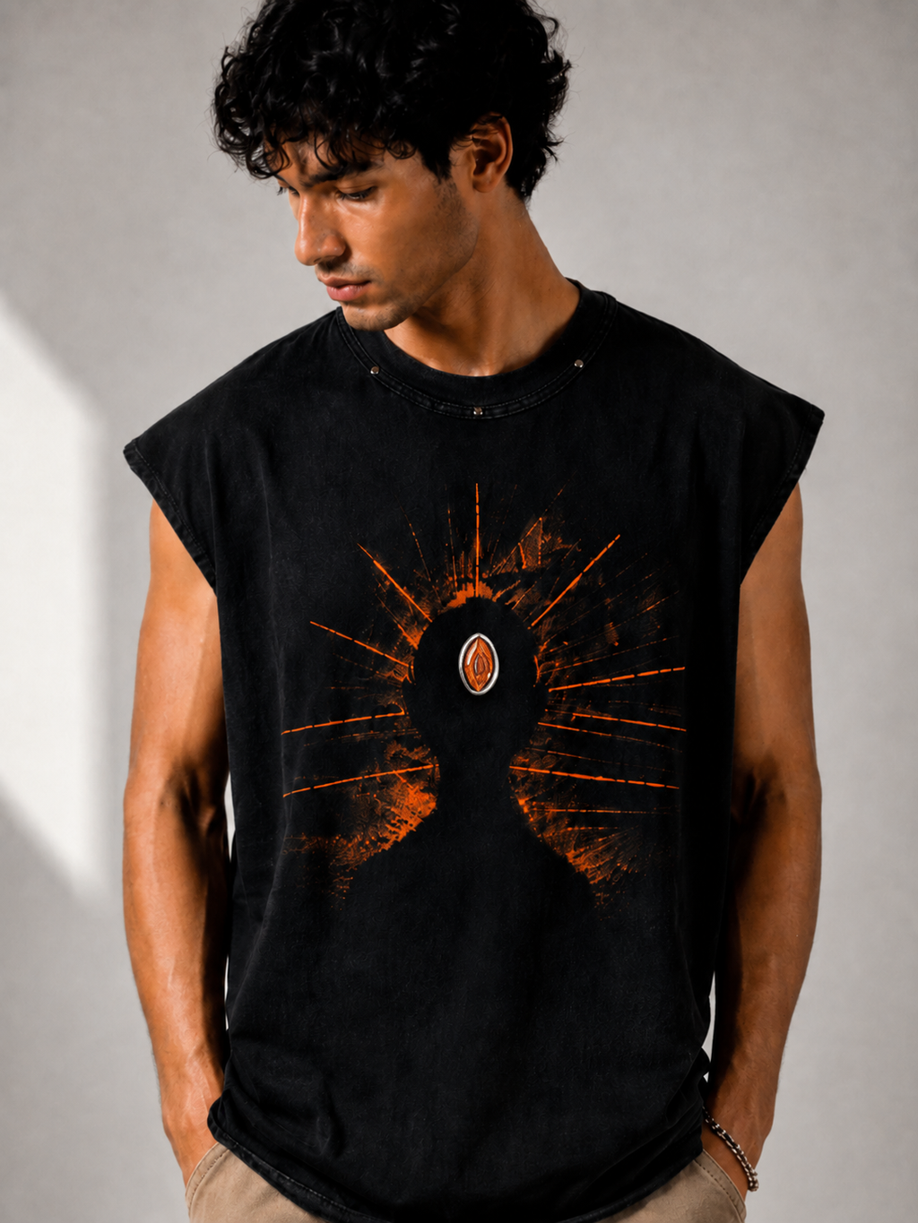 Third Eye Vest - Black Men