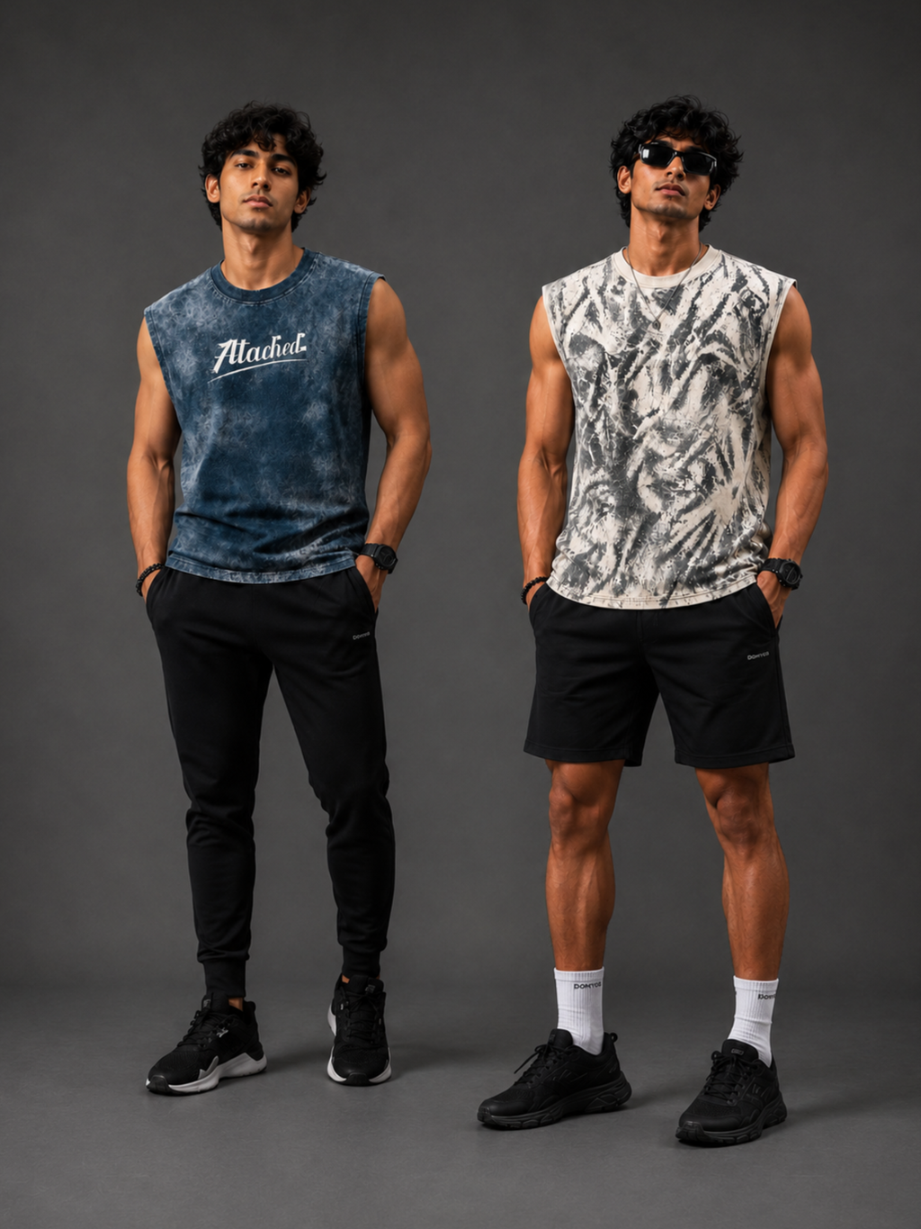 Pack Of 2 Vest FOBlue + KFWhite - Men's Combo
