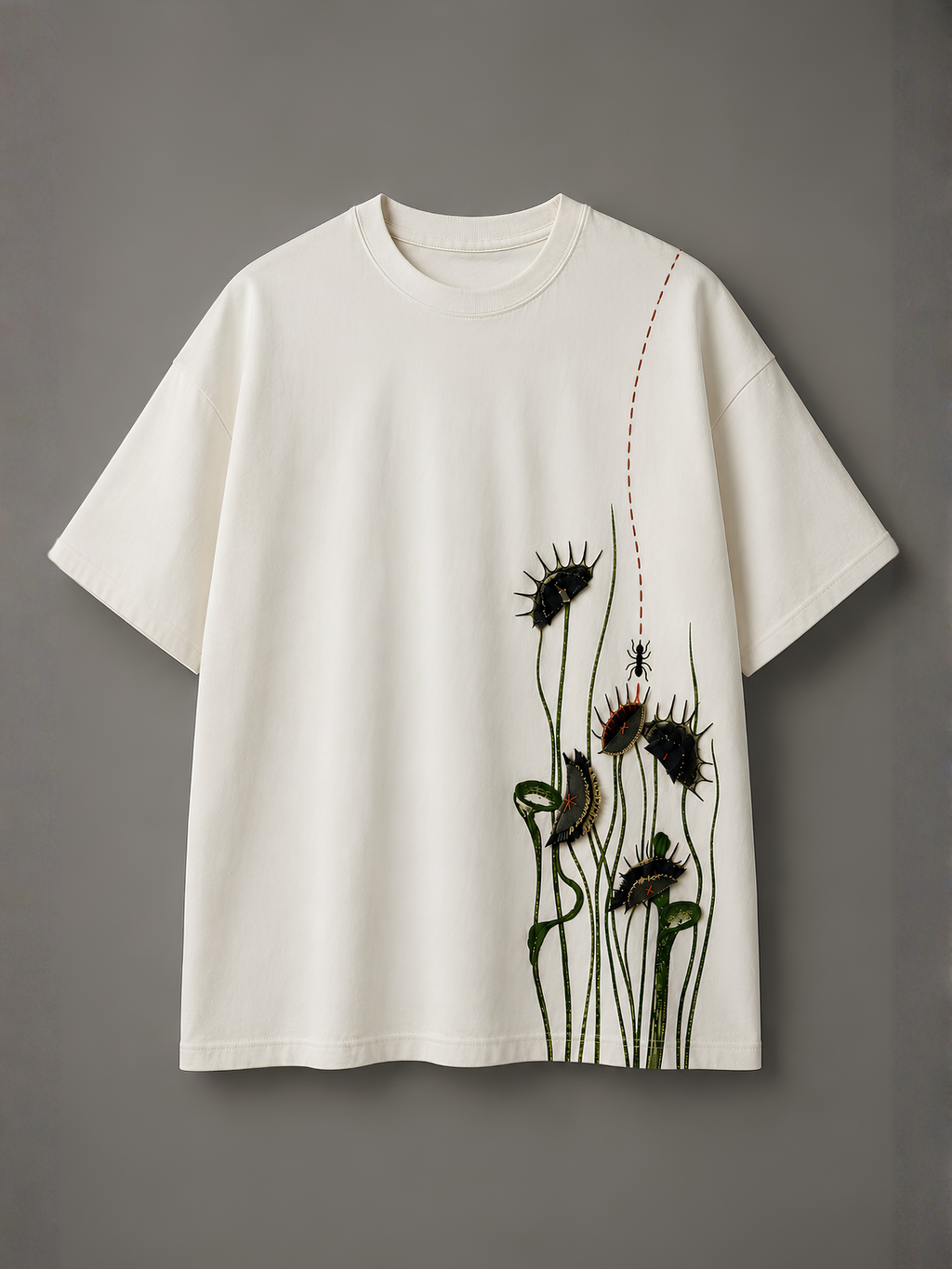 FlyTrap Oversized Tee White - Women