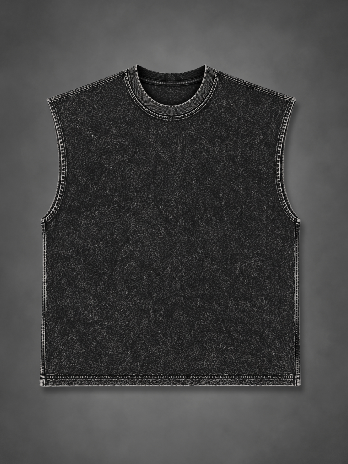 PulseMax Black Athletic Vest - Men