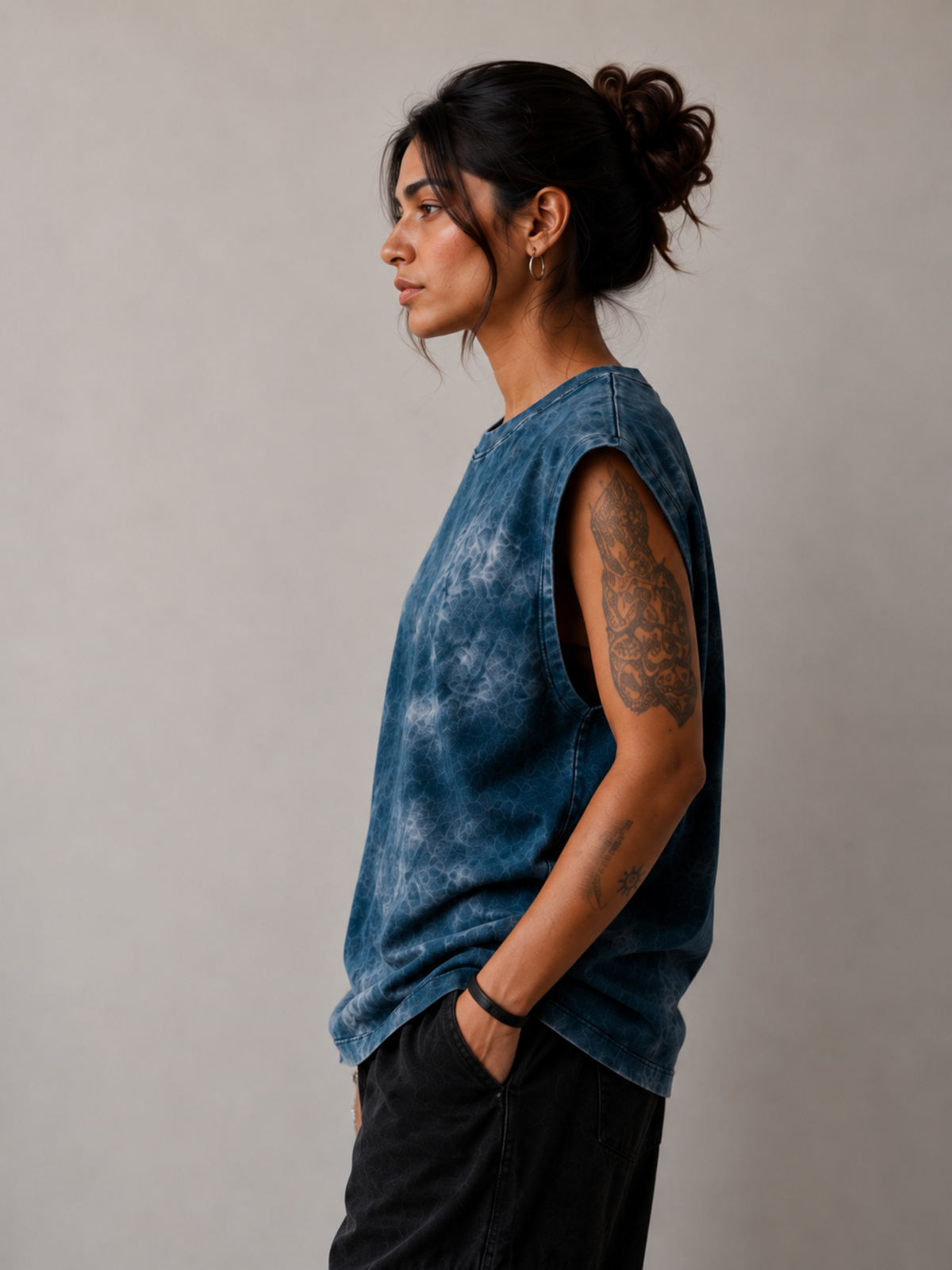 Ocean Blue Sculpt Vest - Women