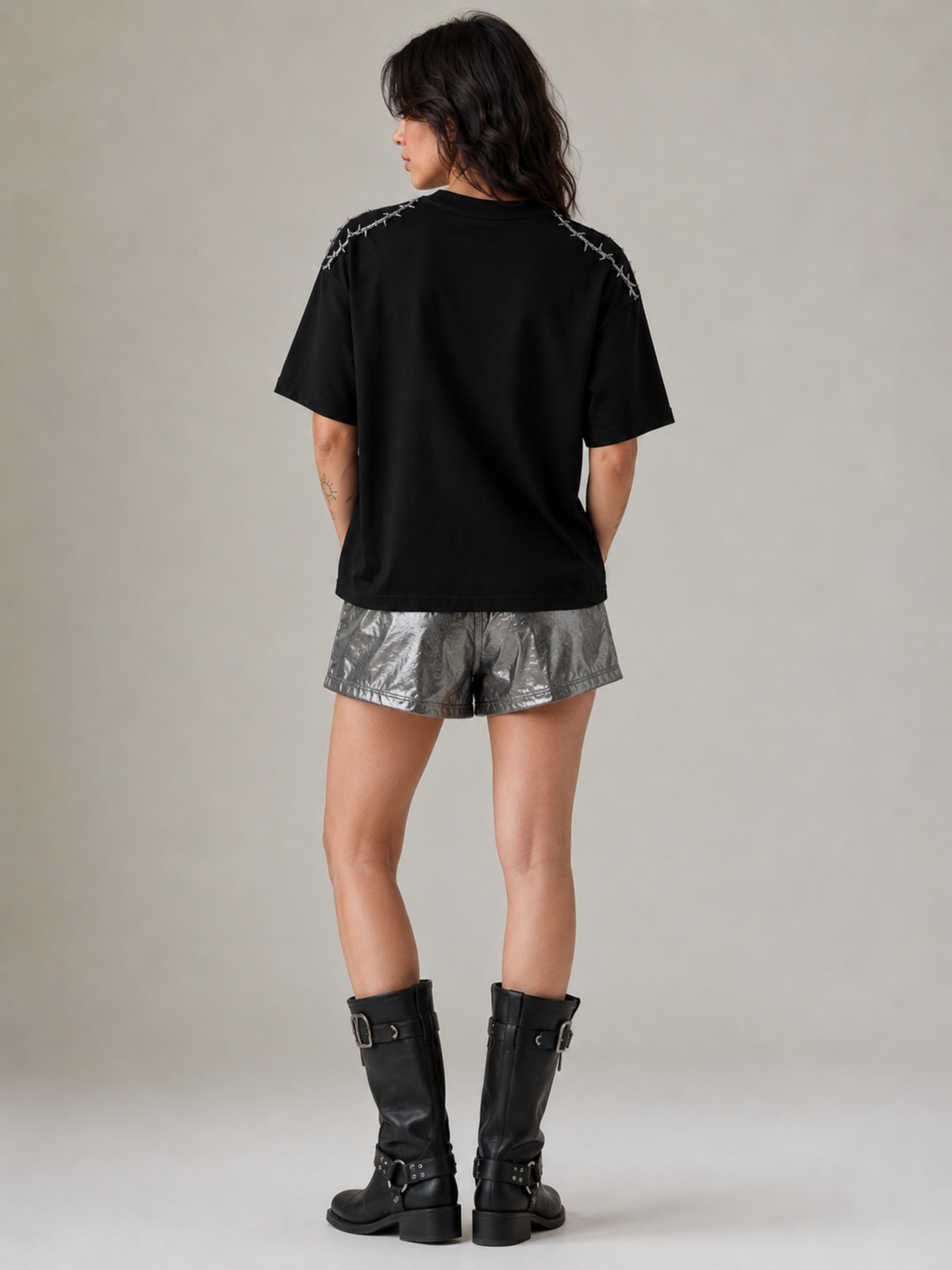 Real Lies Oversized Tee Black - Women
