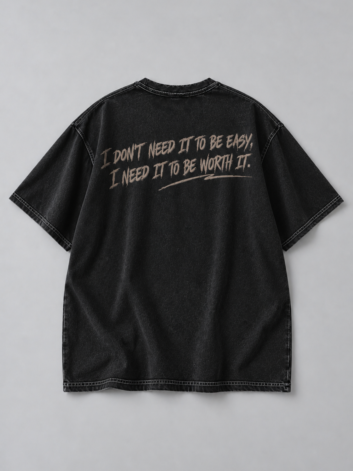 LW Mic Drop Oversized Tee Black - Men