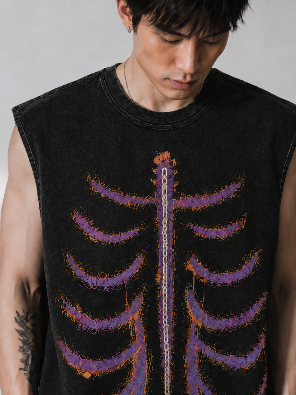 The RibCage Vest Black - Men