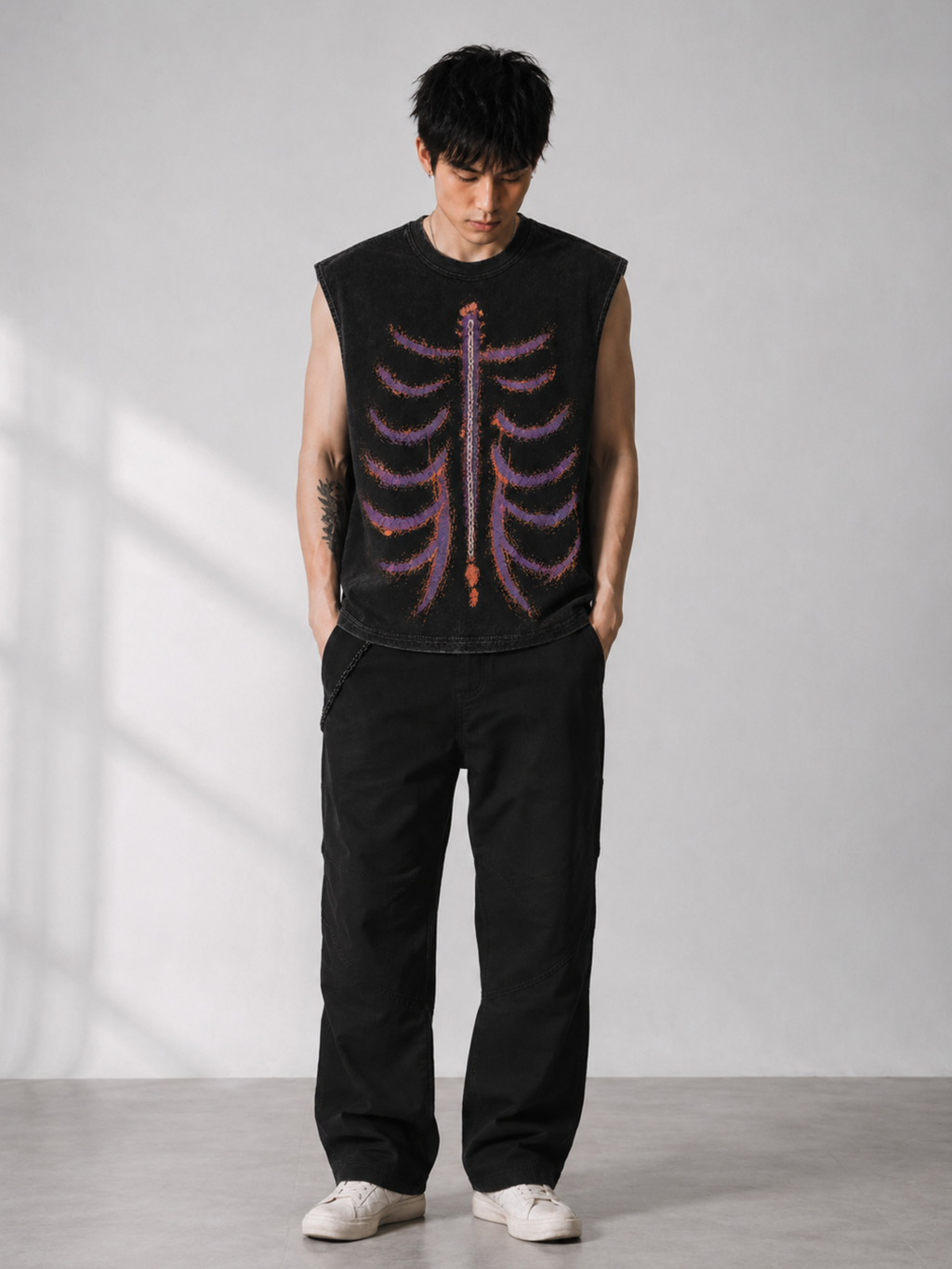 The RibCage Vest Black - Men