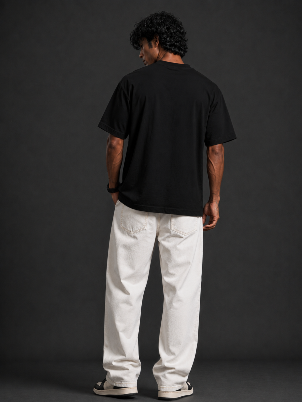 Reverie Oversized Tee Black - Men