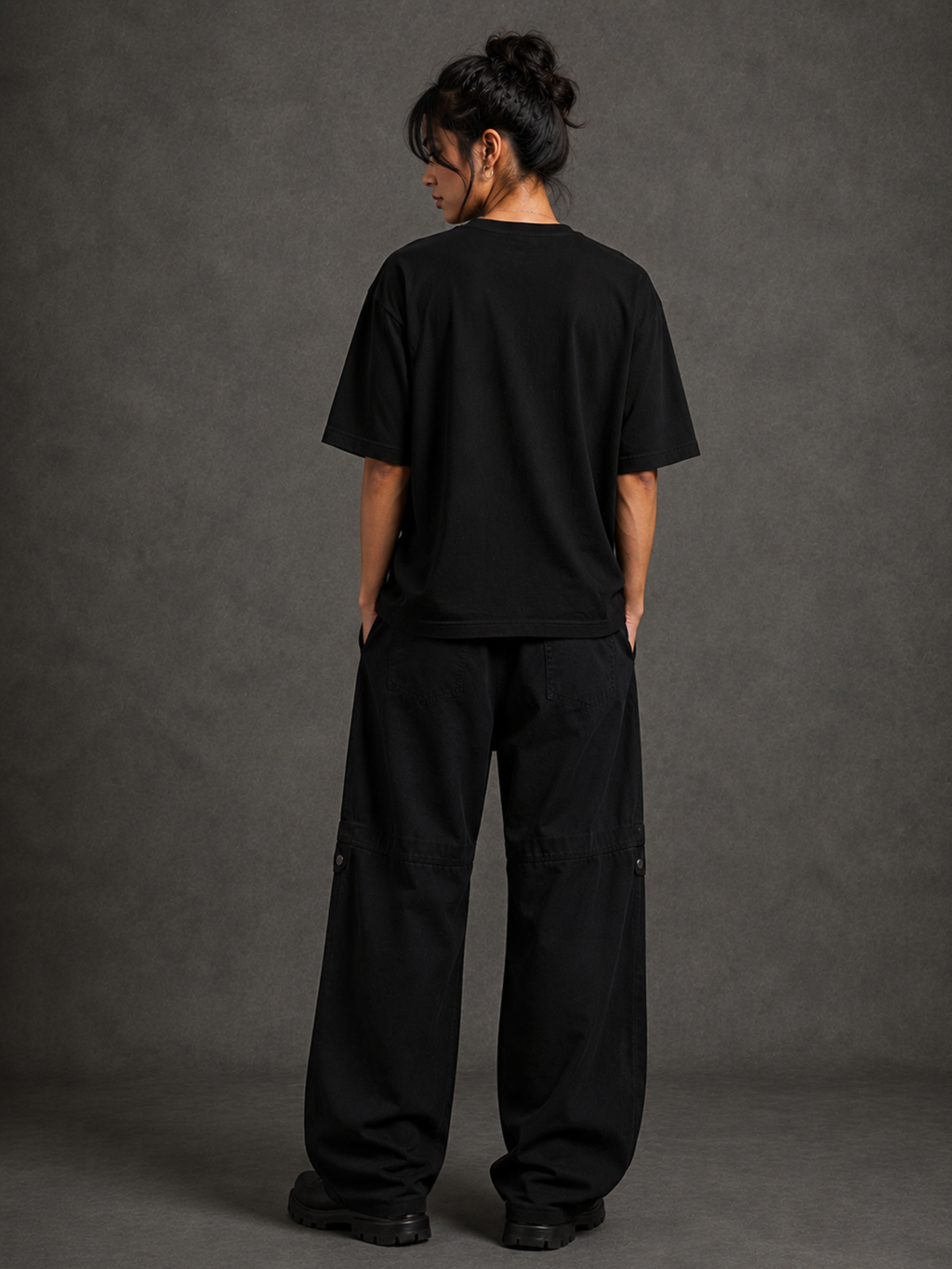 FlyTrap Oversized Tee Black - Women