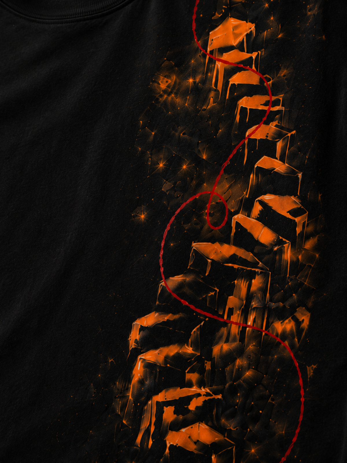 Saap Seedhi Oversized Tee - Black Women