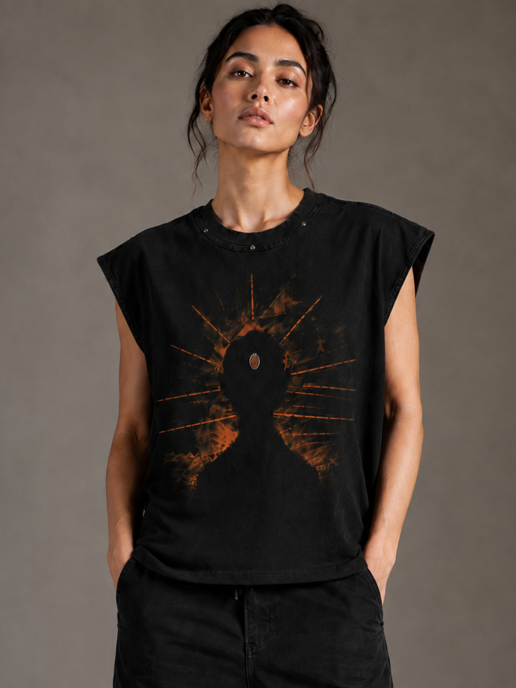 Third Eye Vest - Black Women