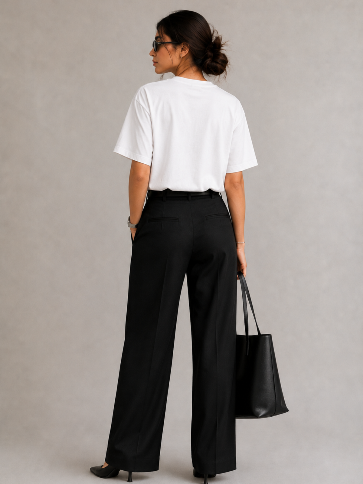 Rosecage Oversized Tee — White Women