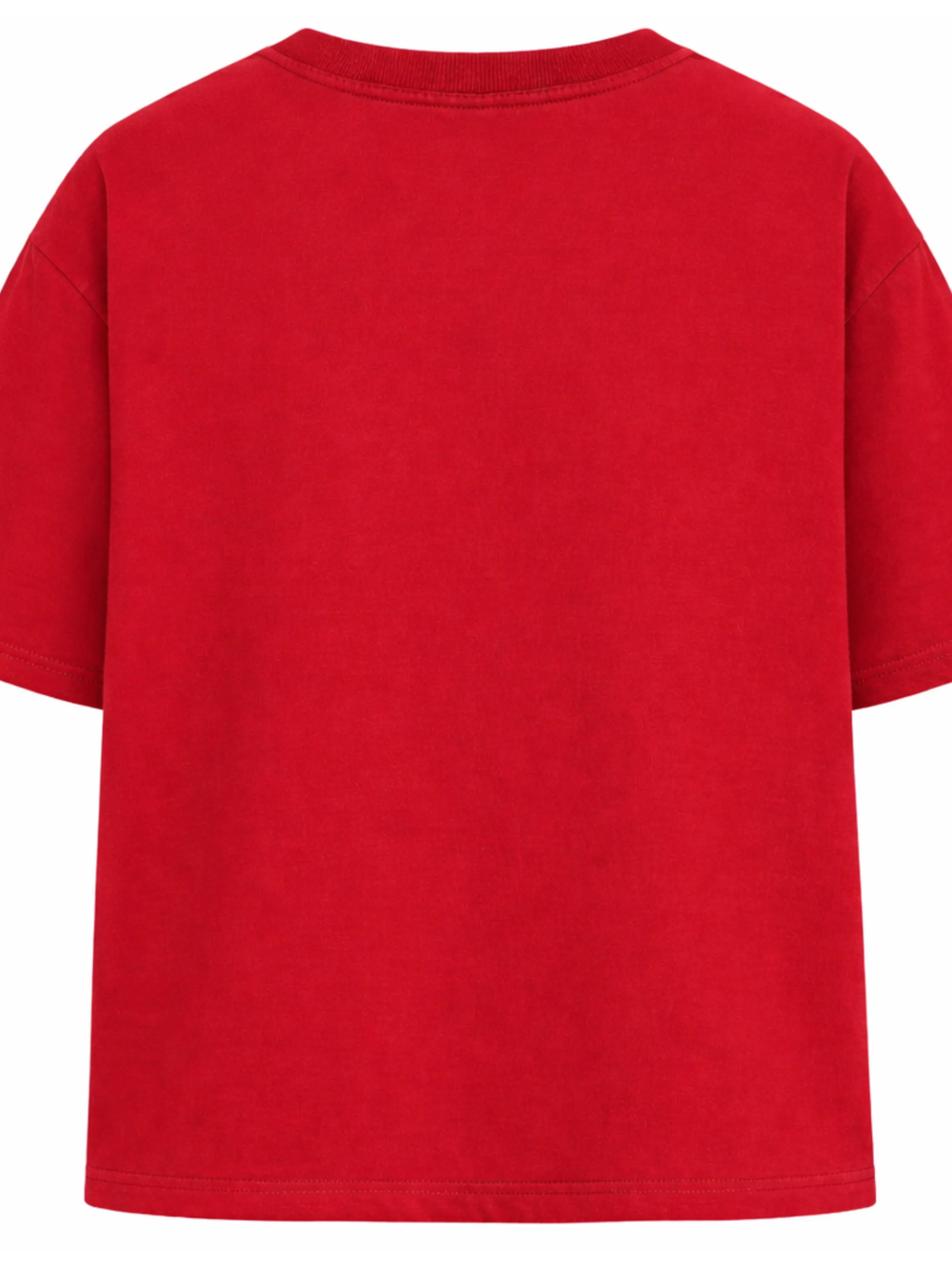 Mount Everest Oversized Red Tee - Men