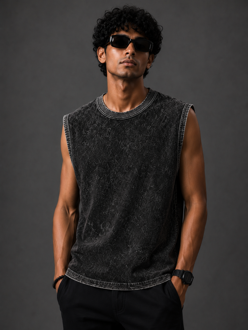 Pack Of 2 Vest FOBlue + PMBlack - Men's Combo