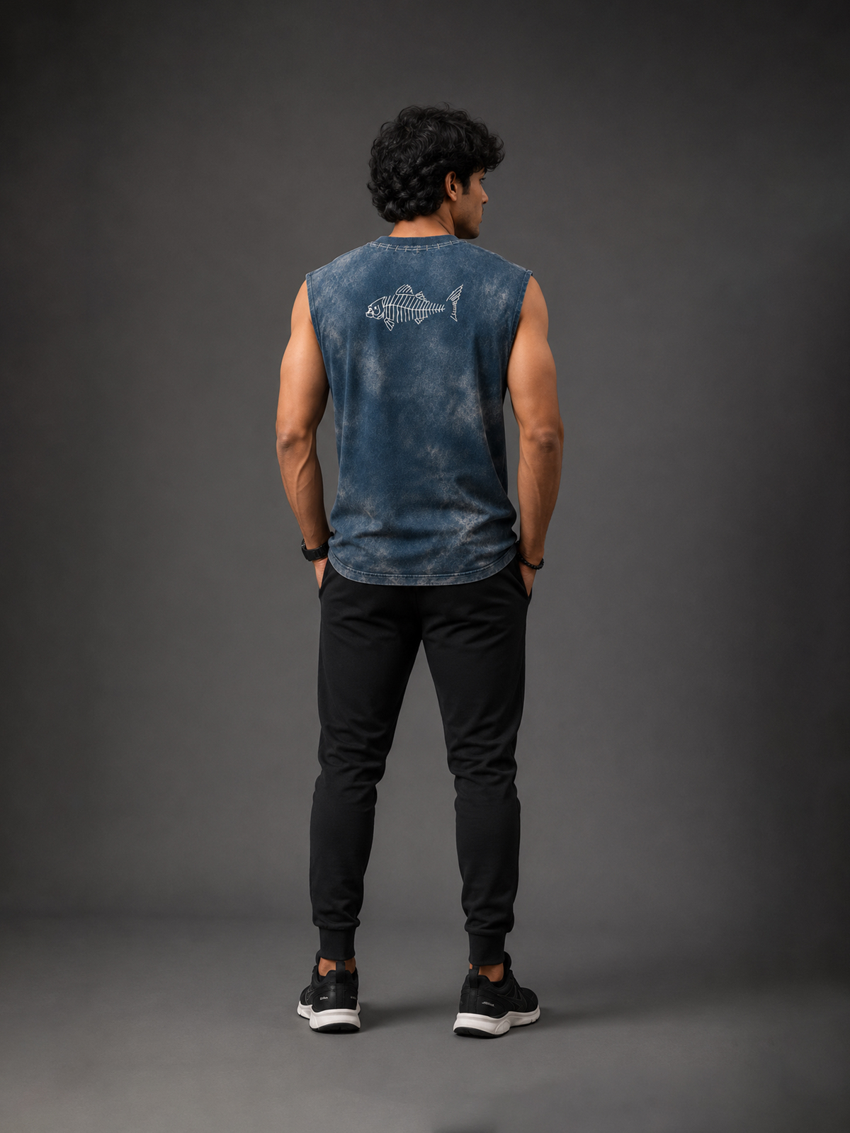 Pack Of 2 Vest FOBlue + ALBlack - Men's Combo